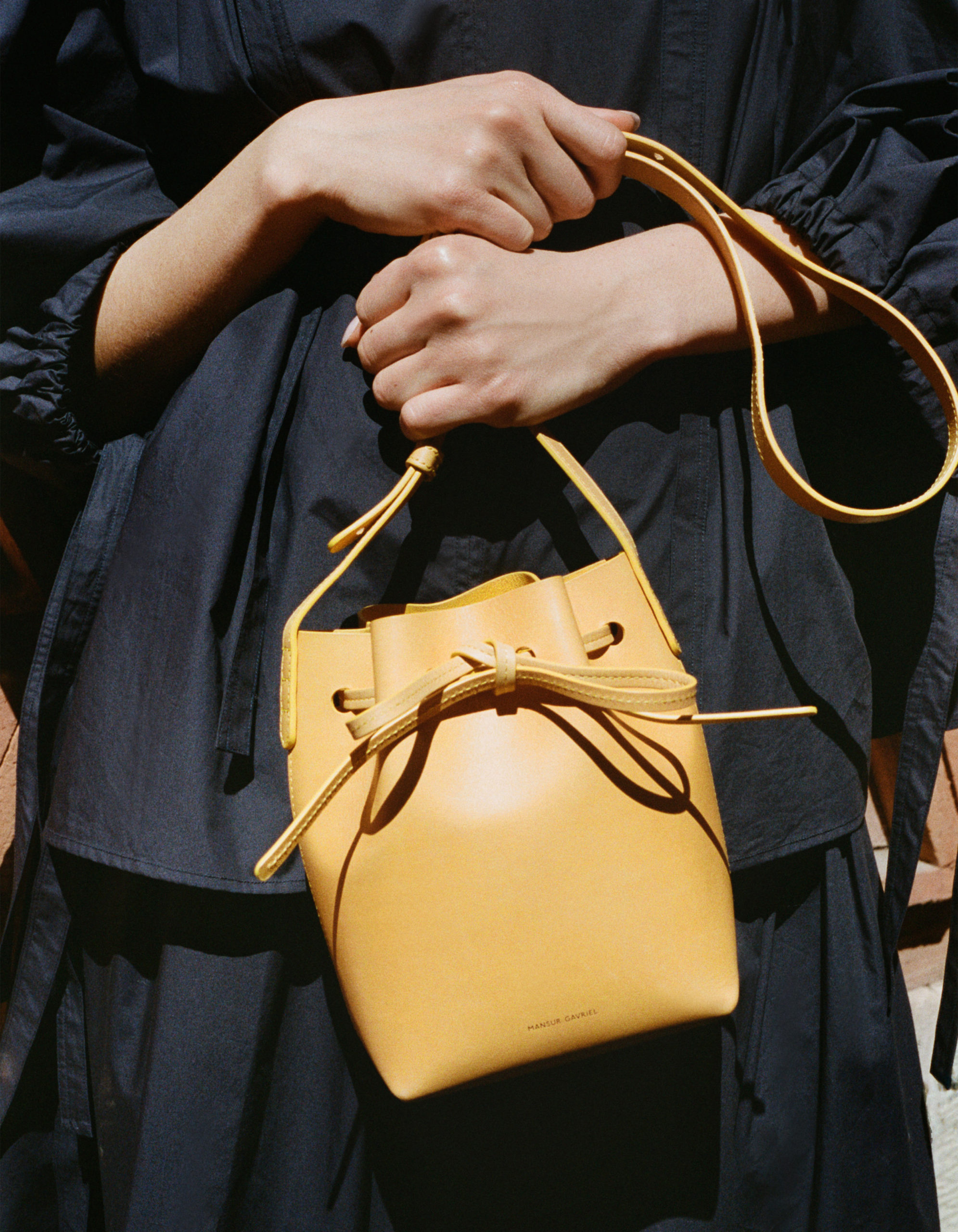 Mansur Gavriel Baby Bucket Bag - Fashionista