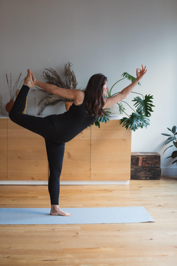 Juanina Kocher Doing yoga